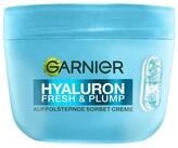GARNIER Feuchtigkeitscreme FRESH & PLUMP HYALURON SORBET CREME, f&uuml;r einen