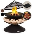 blumfeldt Feuerschale Aguilera, (Set), Feuerschale Garten Grill Funkenschutz