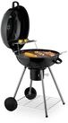 relaxdays Holzkohlegrill XXL Kugelgrill mit R&auml;dern