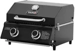 TAINO Gasgrill, PLATINUM COMPACT DARK Tischgrill, doppelwandiger Deckel,