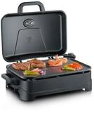 Severin Kontaktgrill PG 8597, Elektrischer Tischgrill mit keramischer...