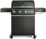 BURNHARD&reg; Gasgrill 4-Brenner, 21,2 kW Gesamtleistung, Infrarot-Keramikbrenner,