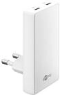 Goobay goobay USB-C PD GaN 90&deg; Dual-Schnelladeger&auml;t 65 W, Netzteil