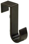 Hettich Garderobenhaken Hettich T&uuml;rhaken 1 Haken 2,2 x 7,0 x 5,0 cm braun