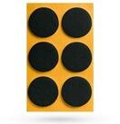 SO-TECH&reg; M&ouml;belfu&szlig; Filzgleiter &Oslash; 40 x 3 mm selbstklebend schwarz oder wei&szlig;,