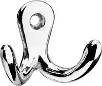 Hettich Wandhaken Hettich Zierhaken Zinkdruc kguss, Aluminium Optik silberfarben