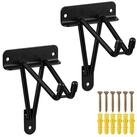 relaxdays Gartenger&auml;tehalter Wandhaken Garage 2er Set, (2er Set)
