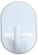 WENKO Badaccessoire-Set WENKO Ovalhaken mittel Wei&szlig; (3 Stk)