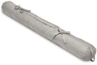 Beautissu Zugluftstopper Viento Zugluftstopper 120cm, 120x10cm, Hellgrau,
