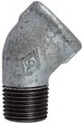 RIEGLER Verteiler Riegler Winkel 121, 45&deg;, IG/AG, Rp/R 2, schwarzer Temperguss