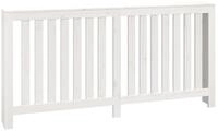 vidaXL Heizungsverkleidung, Heizk&ouml;rperabdeckung Wei&szlig; 169x19x84 cm Massivholz...