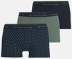 TOM TAILOR Retro Pants Buffer (3er Pack) bequem, eng, mit Logobund, mit Print,