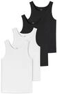 uncover by SCHIESSER Unterhemd Herren Unterhemd 4er Pack Baumwolle (Packung, 4er