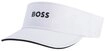 BOSS GREEN Visor Quill-Tennis-On-Court mit Logoschriftzug, Unisex wei&szlig;