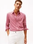 Tommy Hilfiger Langarmhemd FLEX POPLIN BIG GINGHAM regular fit,...