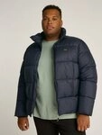 Calvin Klein Big&Tall Steppjacke BT_QUILT PUFFER MW in Gro&szlig;en Gr&ouml;&szlig;en mit Logopatch
