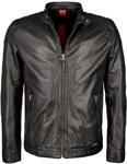Kurzjacke MUSTANG "Lederjacke Max", Herren, Gr. 3XL, schwarz, Obermaterial: 100%