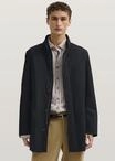 Kurzmantel BUGATTI "DynamicSeries", Herren, Gr. 48, schwarz (390, marine), 100%