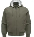 Ragwear Outdoorjacke Crusien Hood YOUMODO Leichte &Uuml;bergangsjacke mit Kapuze gr&uuml;n S