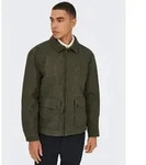 ONLY & SONS Hemdjacke ONSCONNOR LIFE JACKET OTW braun L (52)