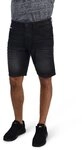 Indicode Jeansshorts IDAlessio Kurze Hose im Knitterfalten-Look