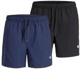 Jack & Jones Badeshorts Herren Badeshorts 2er Pack Polyester