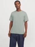Rundhalsshirt JACK & JONES "JJEORGANIC MELANGE TEE SS O-NECK NOOS", Herren, Gr. XS,