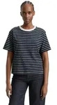 TOM TAILOR Denim T-Shirt mit Streifen Muster blau XL (42)