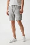 Jack & Jones Bermudas JPSTJAIDEN SUMMER LINEN BLEND STRIPE REG mit elastischem...
