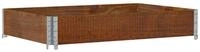 vidaXL Palettenbett Paletten-Aufsatzrahmen Braun 120x80 cm Massivholz Kiefer...