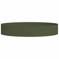 vidaXL Blumentopf Pflanzenring Olive Gr&uuml;n 120 x 120 x 20 cm Kaltgewalzter...