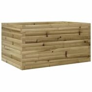 vidaXL Blumentopf Pflanzk&uuml;bel 90x60x45,5 cm Kiefernholz Impr&auml;gniert (1 St)