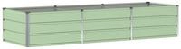 vidaXL Blumentopf Pflanzk&uuml;bel Gr&uuml;n 240 x 80 x 45 cm Stahl (1 St)