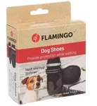 Flamingo Pfotenschutz Hundeschuhe Glea schwarz - 2 St&uuml;ck schwarz Gr&ouml;&szlig;e: XXXL