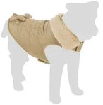 Flamingo Hundemantel Mantel Guzzi beige beige R&uuml;ckenl&auml;nge: 35 cm Halsumfang: 34-38