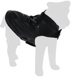 Flamingo Hundemantel Hundemantel Sergio schwarz schwarz R&uuml;ckenl&auml;nge: 45 cm