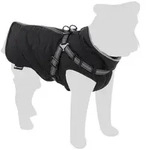 Flamingo Hundemantel Wintermantel Duker schwarz schwarz R&uuml;ckenl&auml;nge: 45 cm