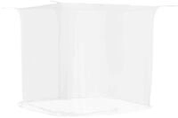 vidaXL Moskitonetz Moskitonetz zum Aufh&auml;ngen 156 Mesh Wei&szlig; 220x100x150 cm (1 St)