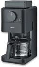 Severin Filterkaffeemaschine KA 9215 Kaffeemaschine mit Mahlwerk und Glaskanne