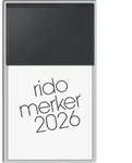BRUNNEN Terminplaner rido Tischkalender 2026 merker PVC 70-35003906