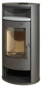 Thermia Kaminofen Olympus V1 Stahl gussgrau, 7 kW, Zeitbrand