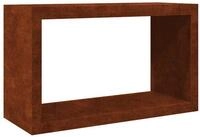 vidaXL Kaminholzregal Brennholzregal 100x40x60 cm Wetterfester Stahl