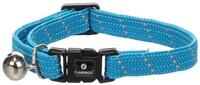 Flamingo Katzen-Halsband K&auml;tzchen Halsband Elza blau