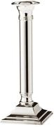 EDZARD Kerzenhalter Lincoln, Silber-Optik, f&uuml;r Stabkerzen, versilbert,