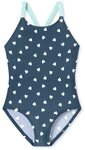 Schiesser Badeanzug Aqua Kids Bade-Anzug Schwimmen bauchweg blau 92