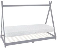 ML-DESIGN Spielbett Hausbett Tipi Zeltbett inkl. Lattenrost Bodenbett Kinder