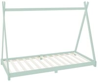 ML-DESIGN Spielbett Hausbett Tipi Zeltbett inkl. Lattenrost Bodenbett Kinder