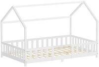 ML-DESIGN Spielbett Hausbett Kinderbett inkl. Lattenrost kreativ Bodenbett f&uuml;r
