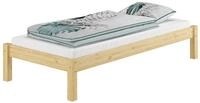 ERST-HOLZ Massivholzbett Holzbett Einzelbett 80 x 200 cm Kiefer Massiv...
