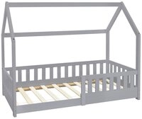 ML-DESIGN Spielbett Hausbett Kinderbett inkl. Lattenrost kreativ Bodenbett f&uuml;r